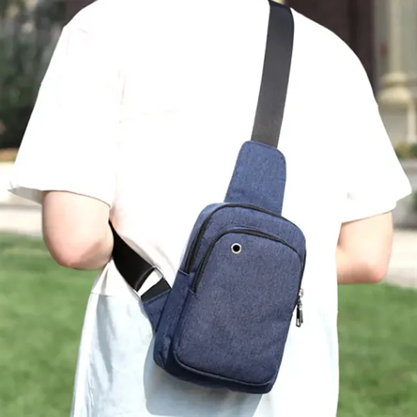 Custom USB Charging Sling Shoulder Bag — Connected Travel & Daily Commute 7