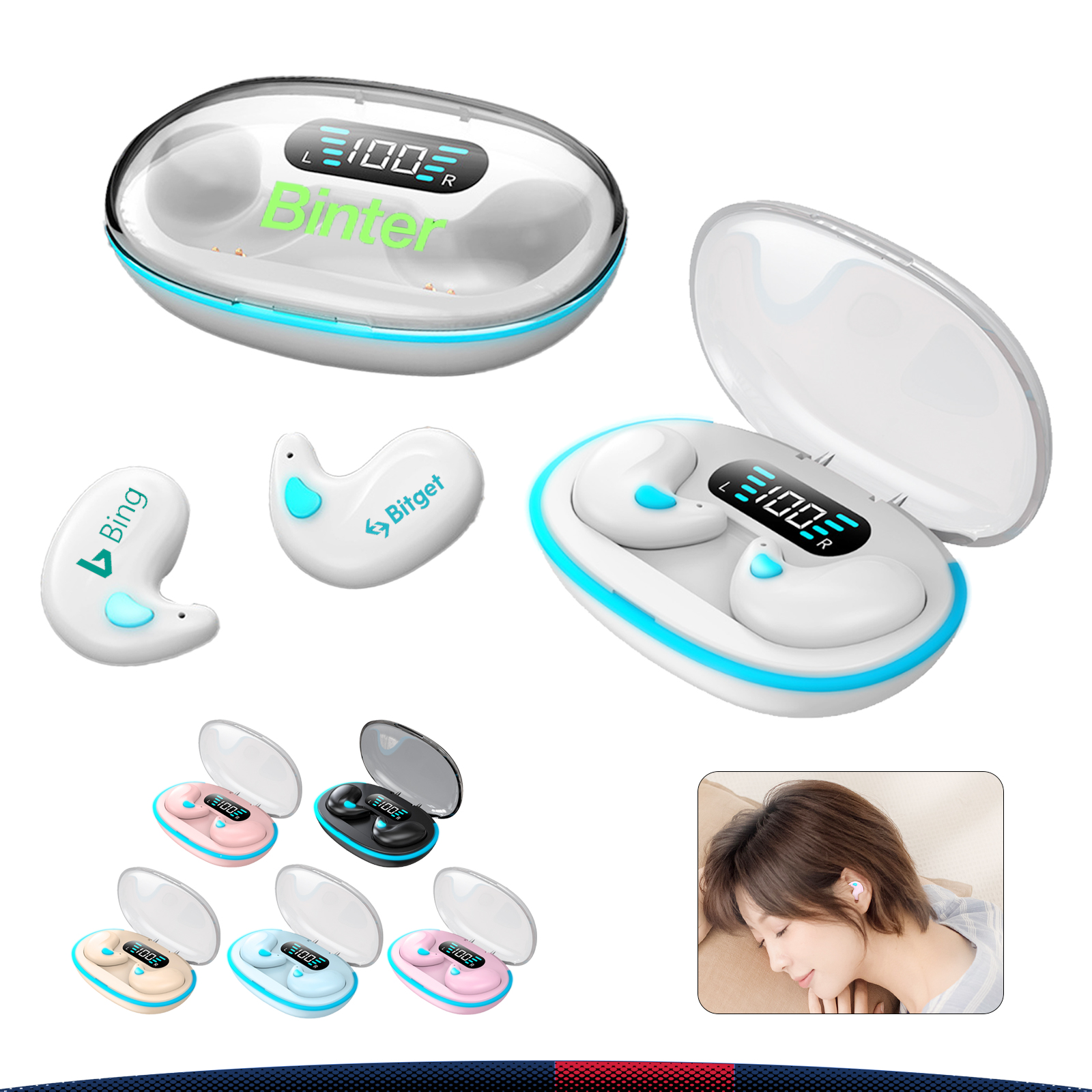 Chin Bluetooth Earbuds