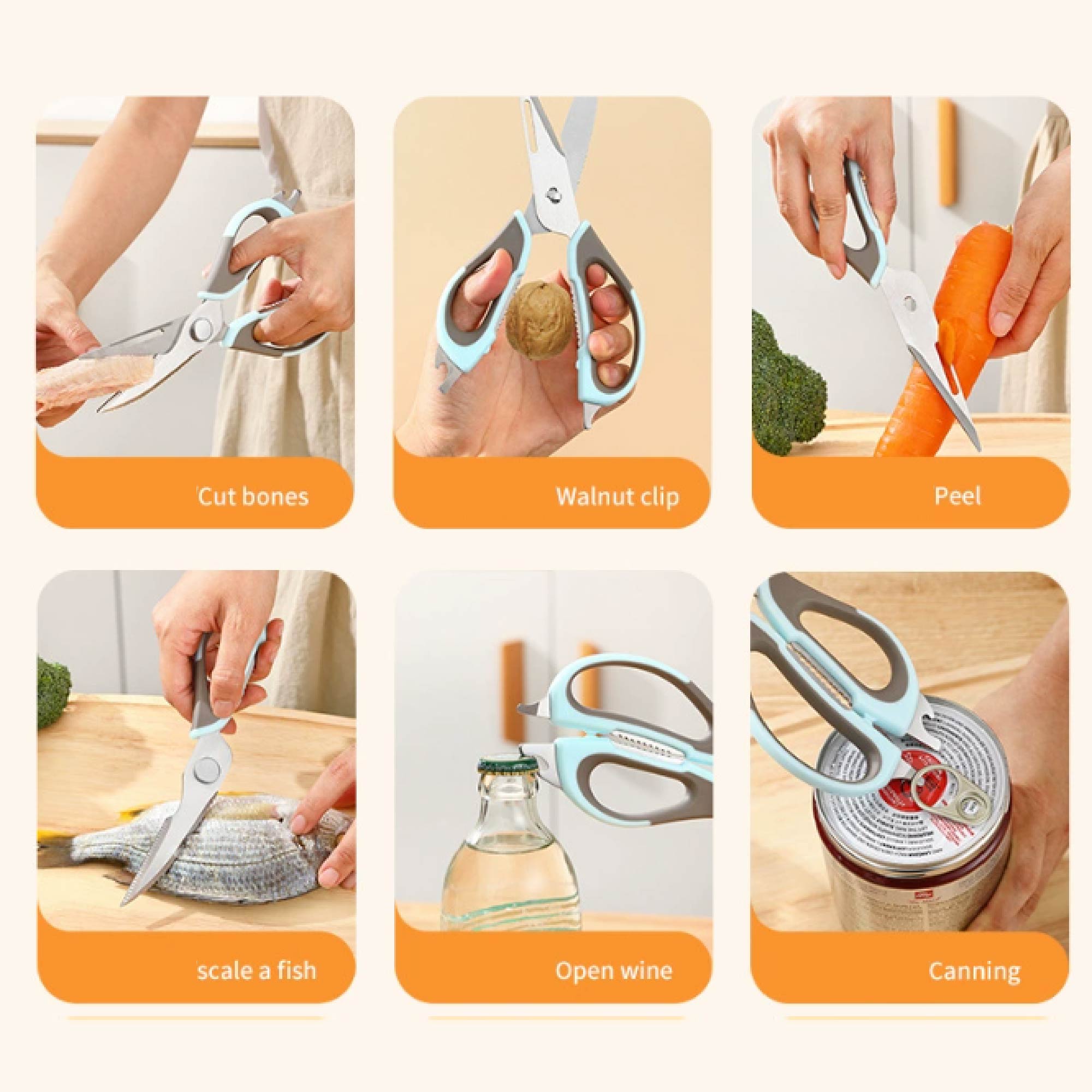 MOQ 10 pcs Stainless Steel Kitchen Shears 5