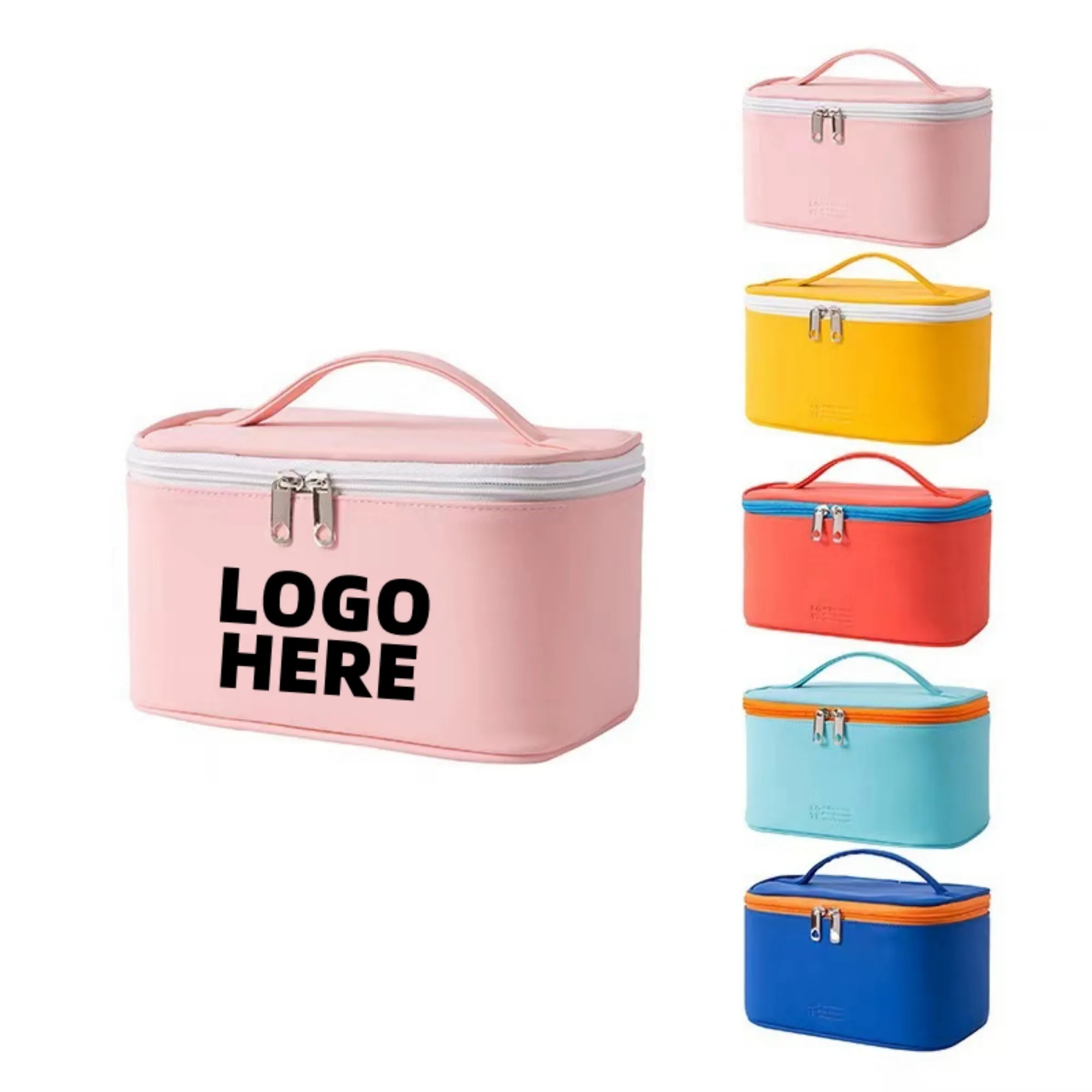 PU Leather Large Capacity Cosmetic Bag 4