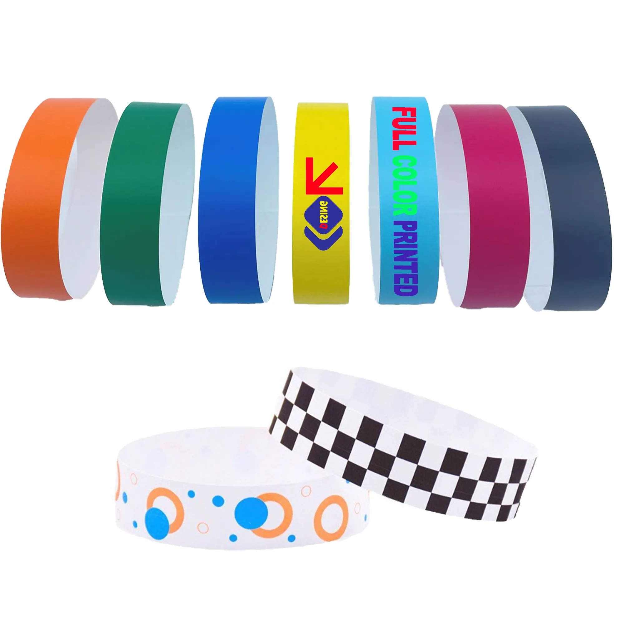 Full Color Disposable Adhesive Wristband 26