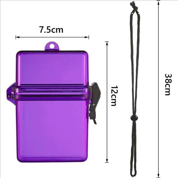 Transparent Sealed Beach Waterproof Box for Outdoor, Fitness and Travel 4