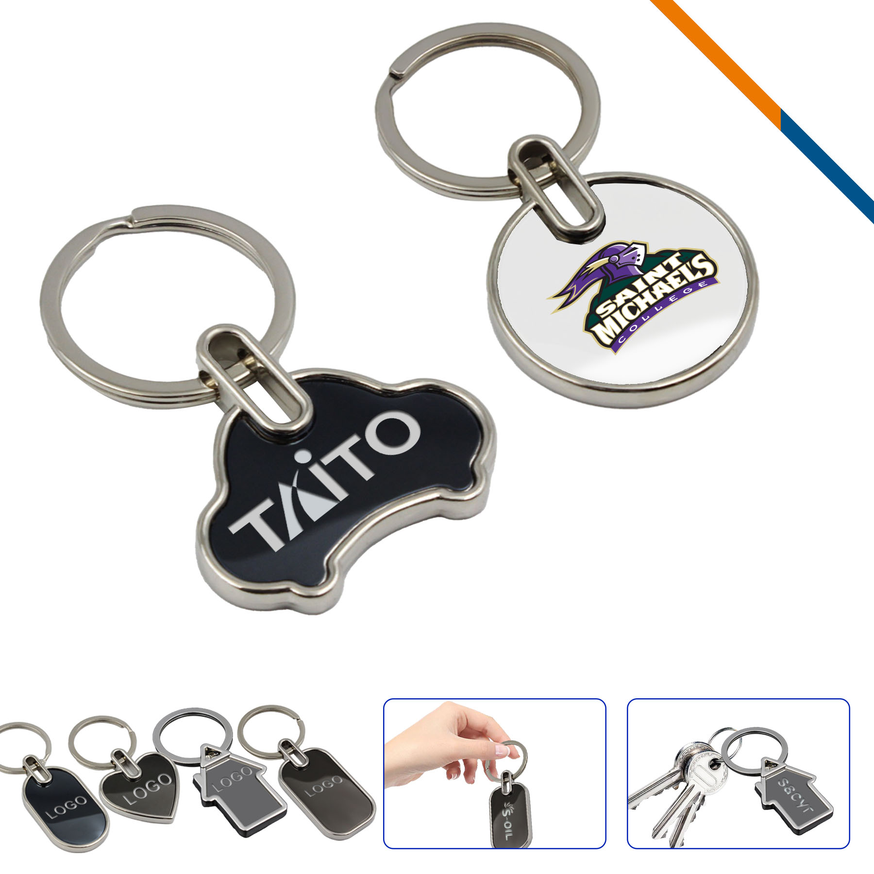 Glep Metal Keychain