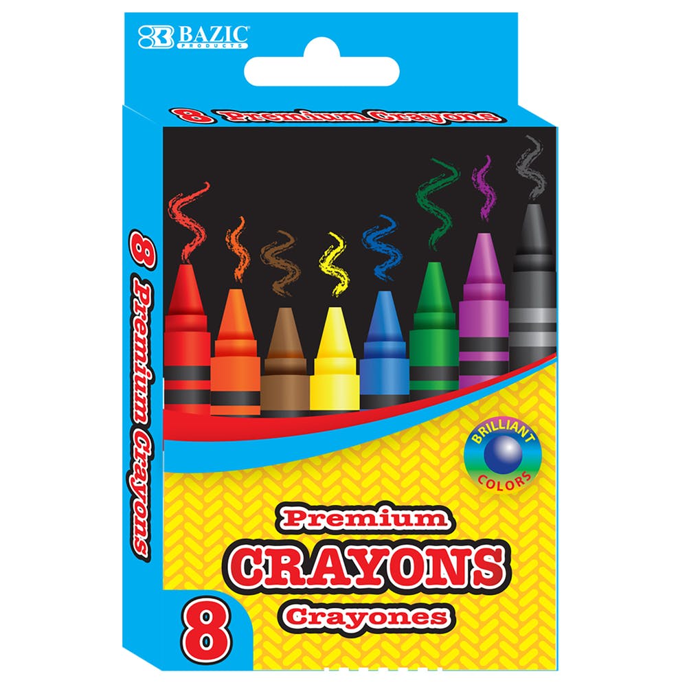 Crayons - 8 Count Assorted Colors 3