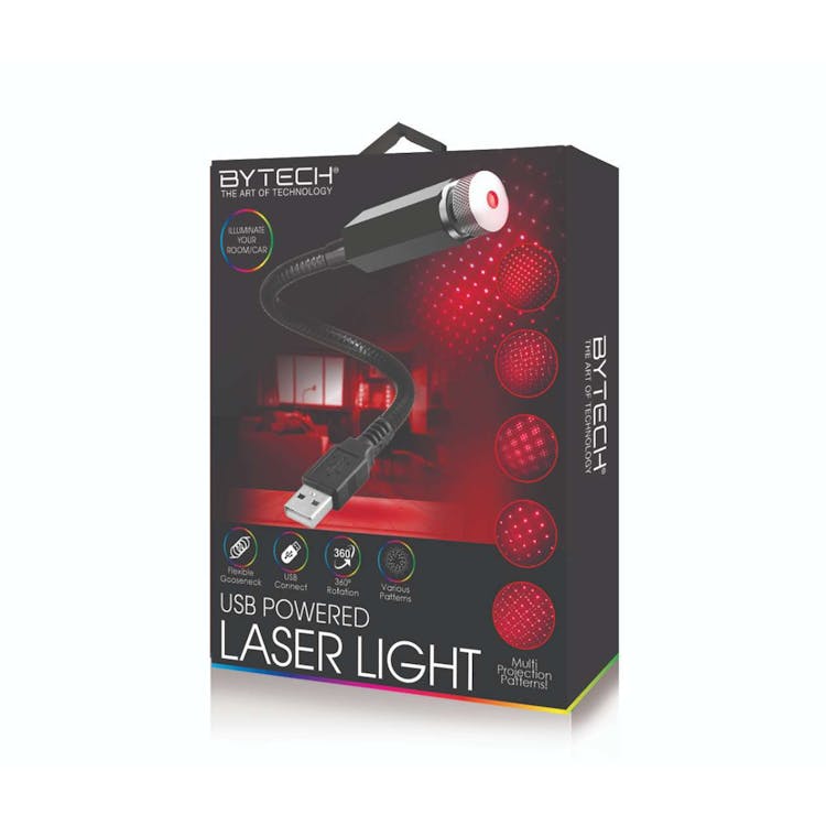 USB Powered Laser Light - Black Red Beam 3
