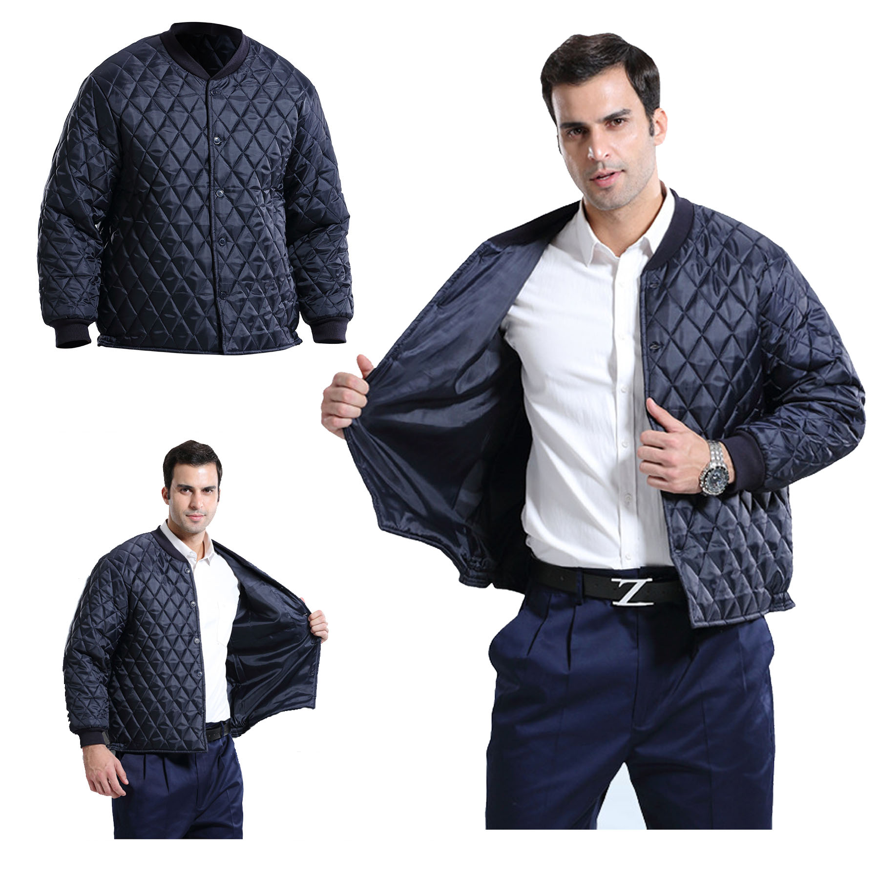 Winter Warm Diamond Quilted Jacket