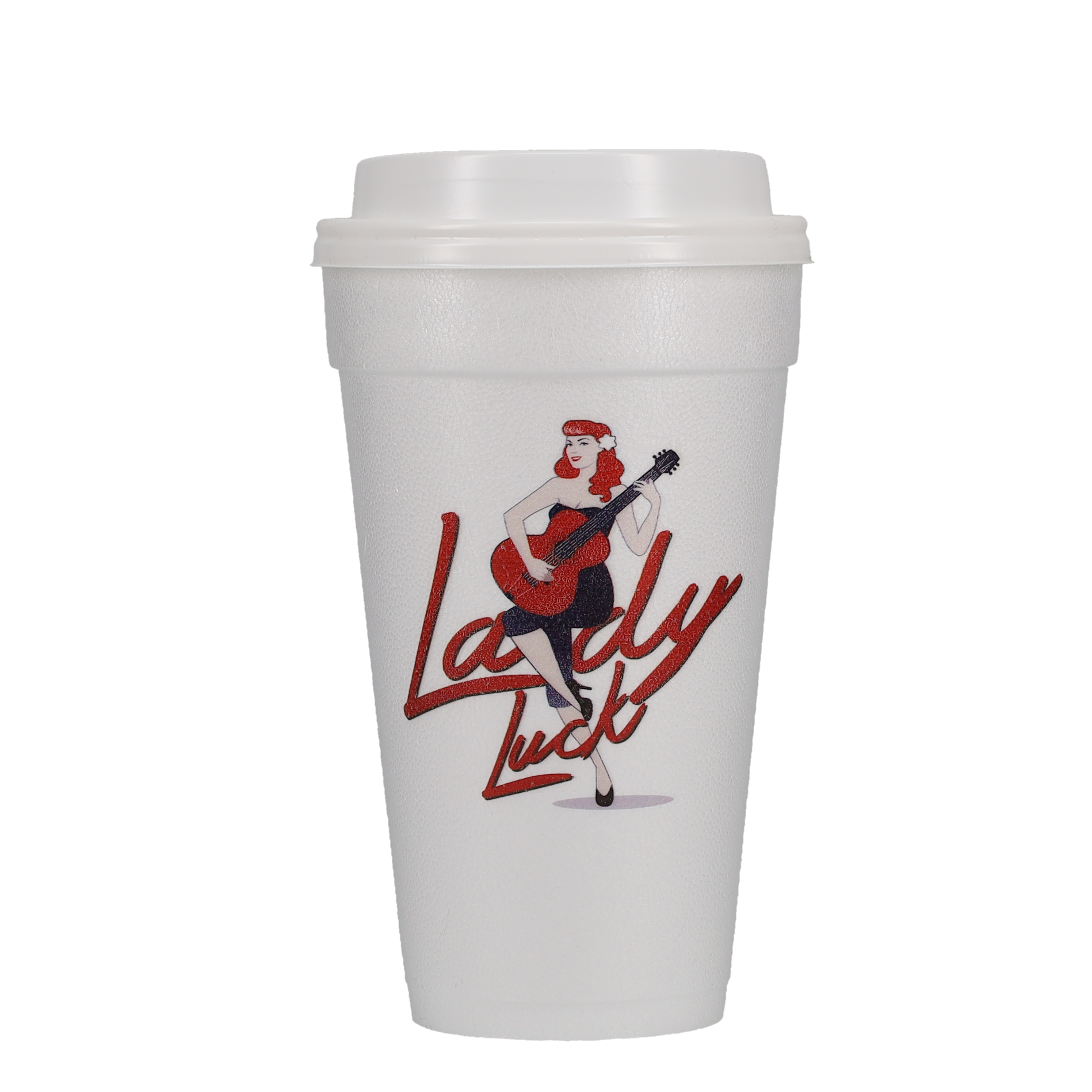 14/16/20/24 oz Foam Cup Straw Slot Lid Frosted 4