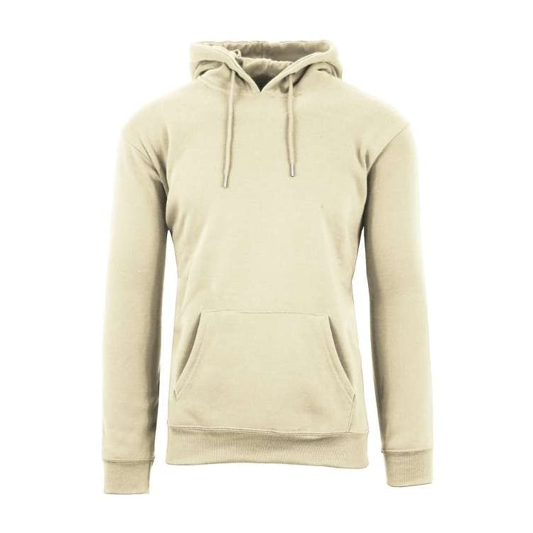 Unisex Heavyweight Fleece Pullovers - Natural M-2X Hood 3