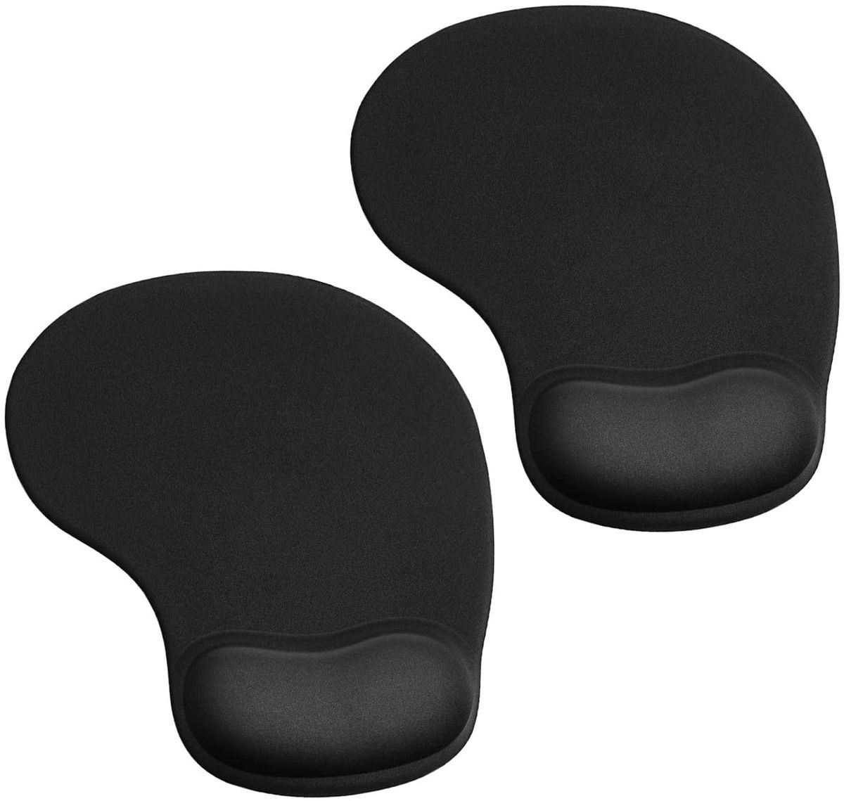 1/4" Thick Oval Mouse Pad with Gel Wrist Rest