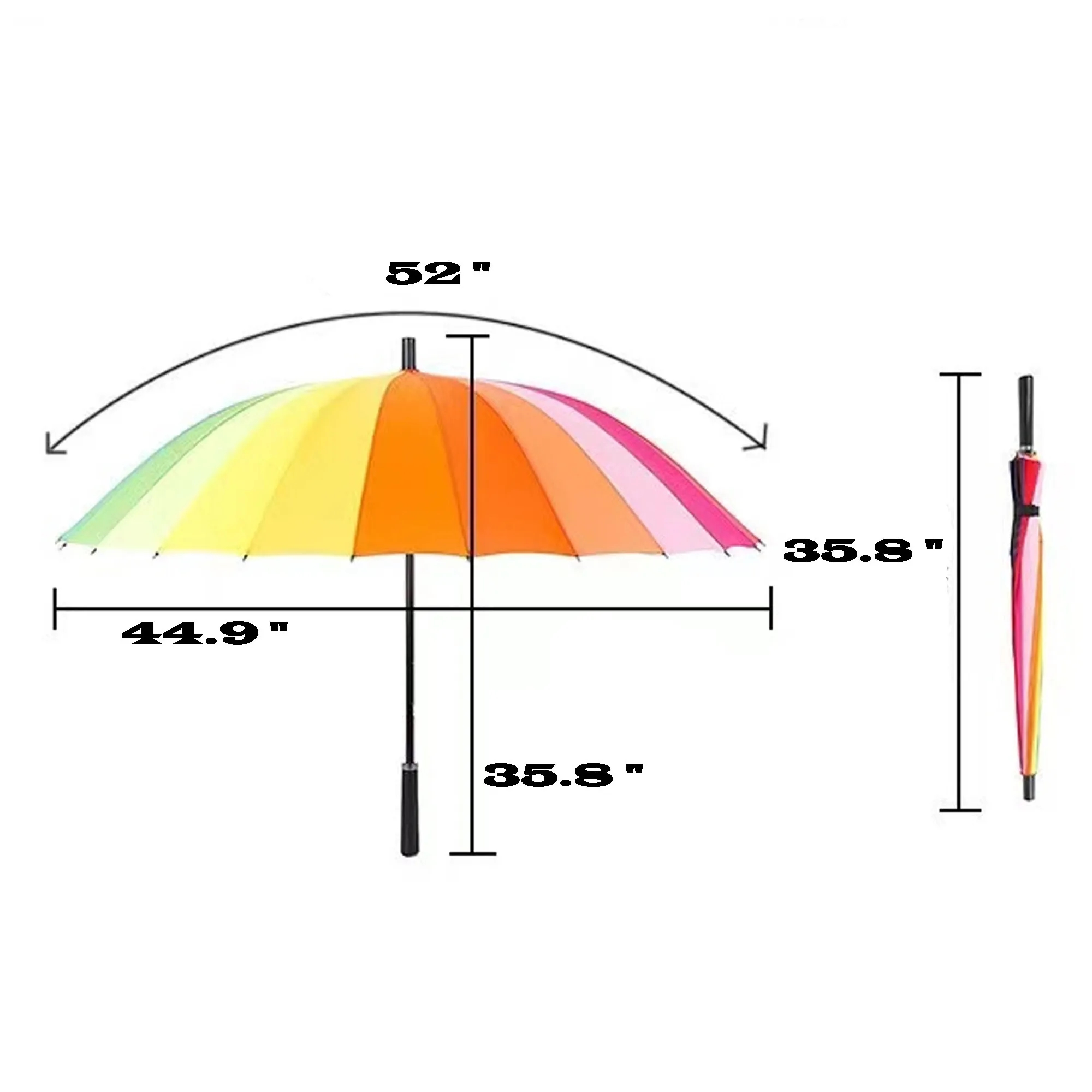 Golf Umbrella - Rainbow Colors 6