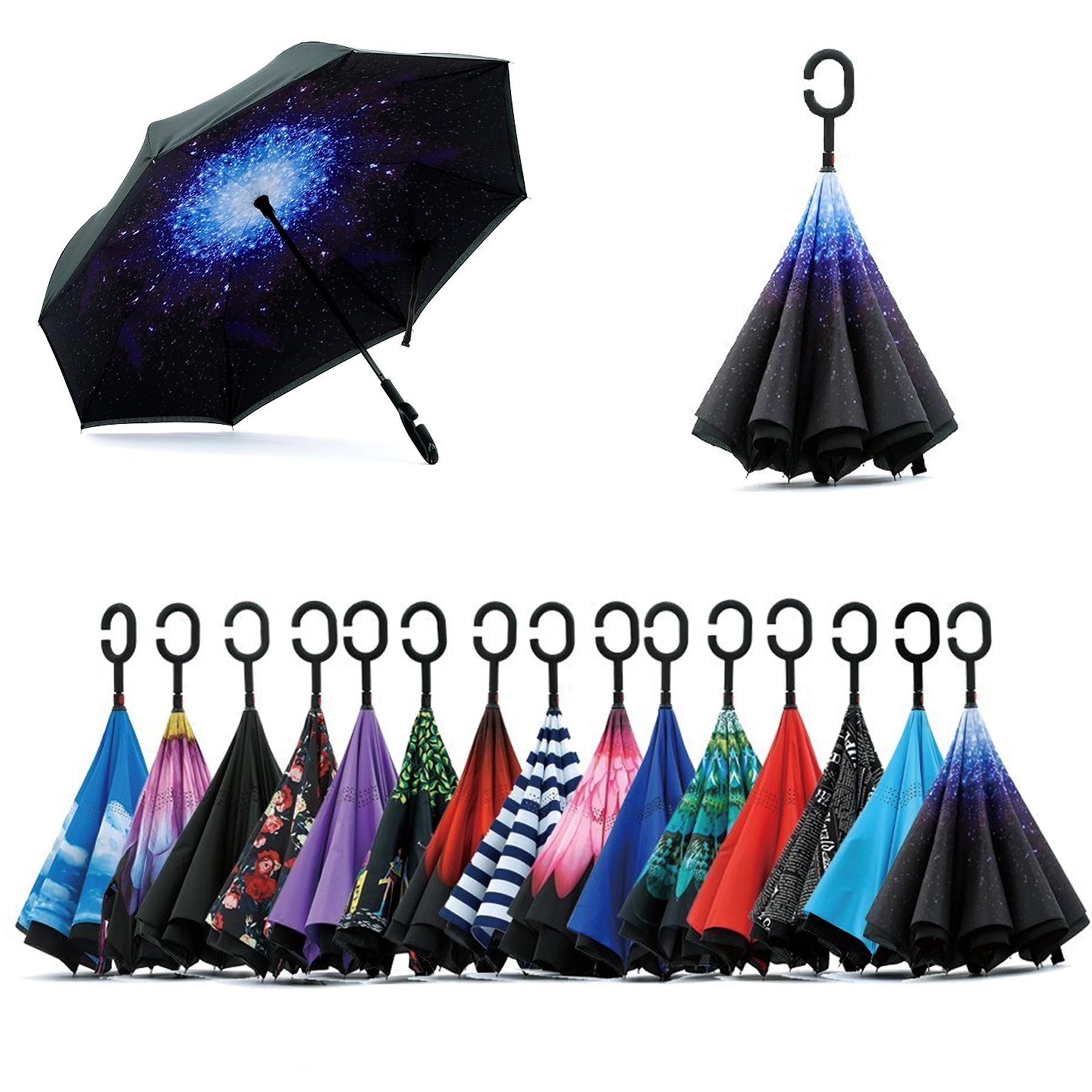 Manual Open Inverted Umbrella