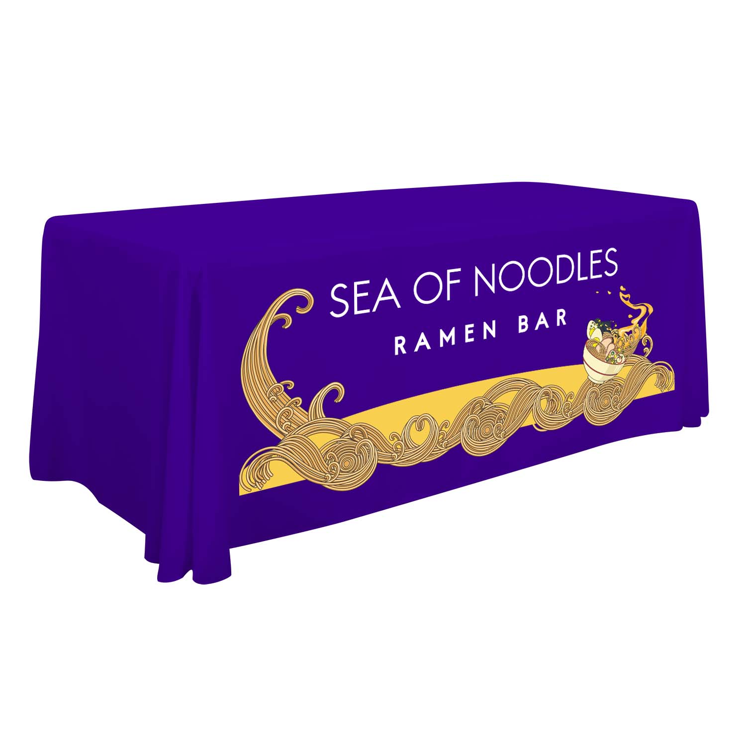 6' Standard Table Throw (Full-Color Front Only) 66