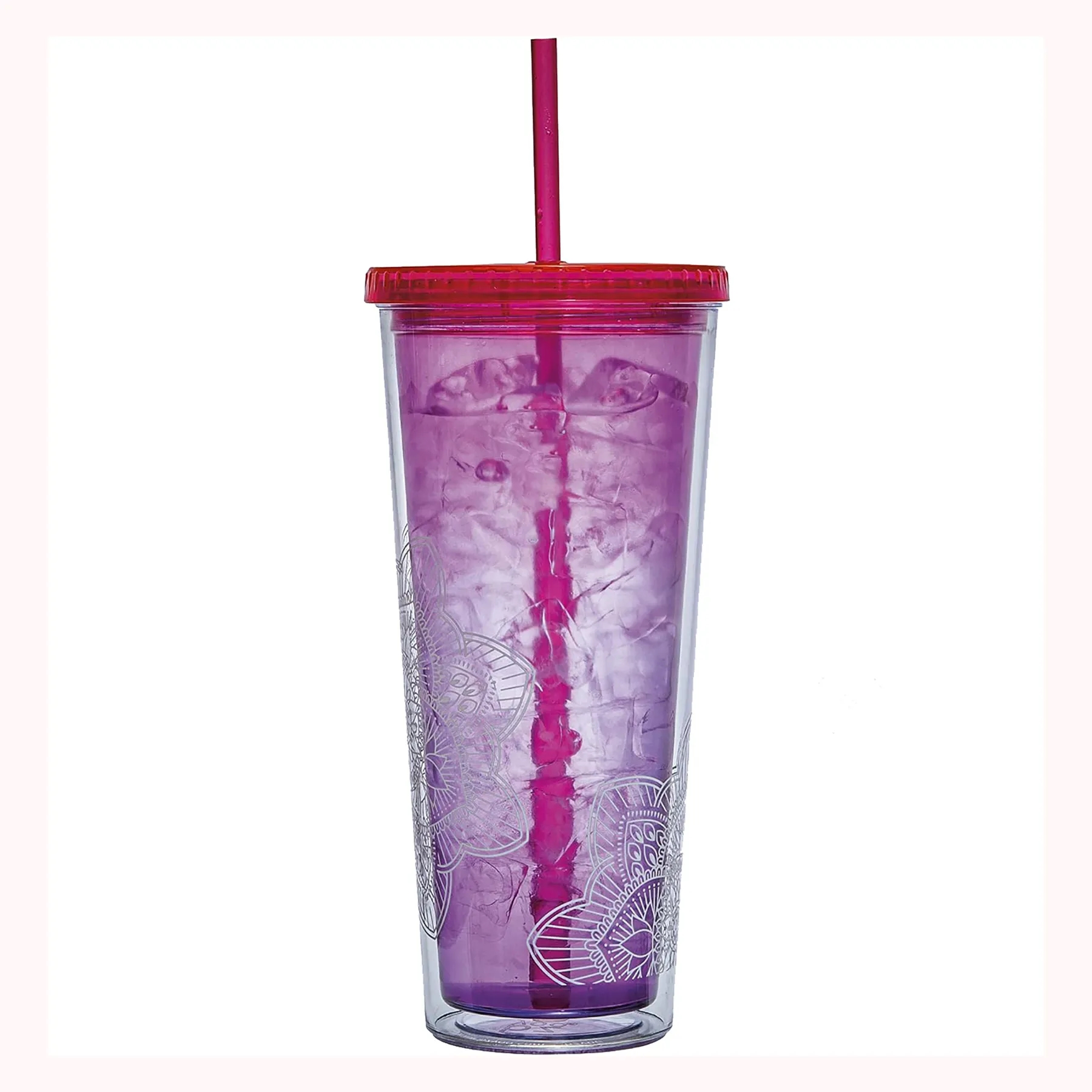 Double Wall Plastic Tumbler 24