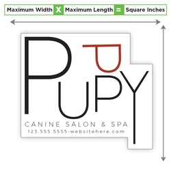 Custom Shape Magnet - 10 to 11.99 Square Inches 40 Mil Outdoor Safe