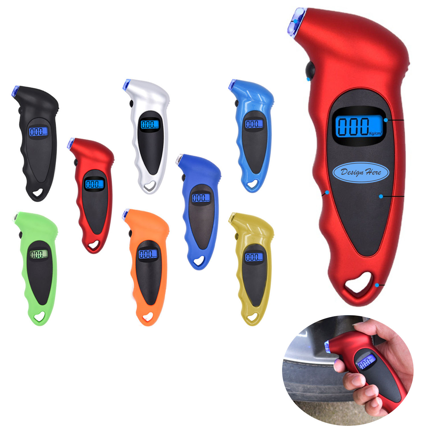 Digital Tire Pressure Gauge for Autos ?C Accurate and Reliable 5