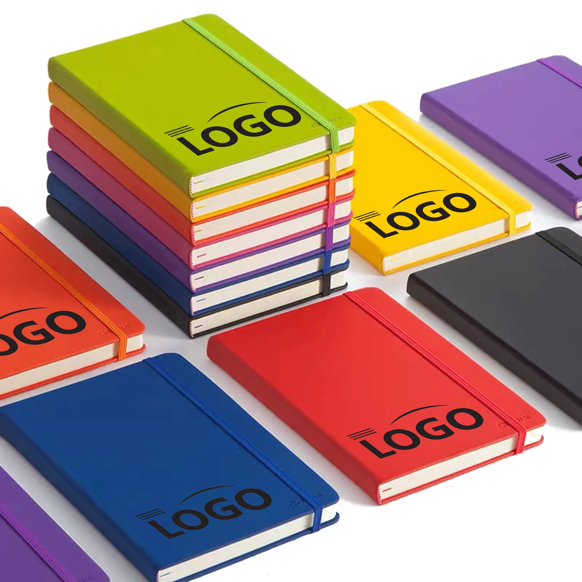 A6 Hardcover College Ruled Lined Notebook