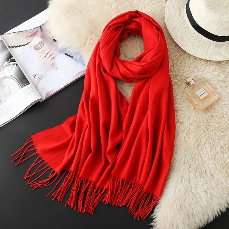 Winter Long Pashmina Scarf - SP24124 | AssistCo