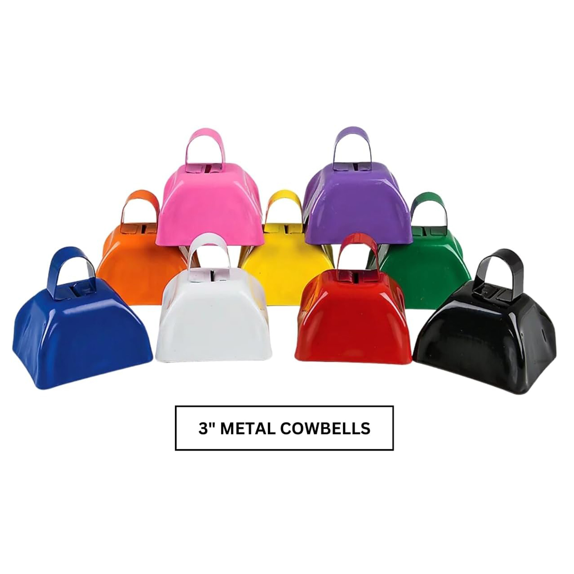 Full Color Imprint 3" Metal Cowbell 5