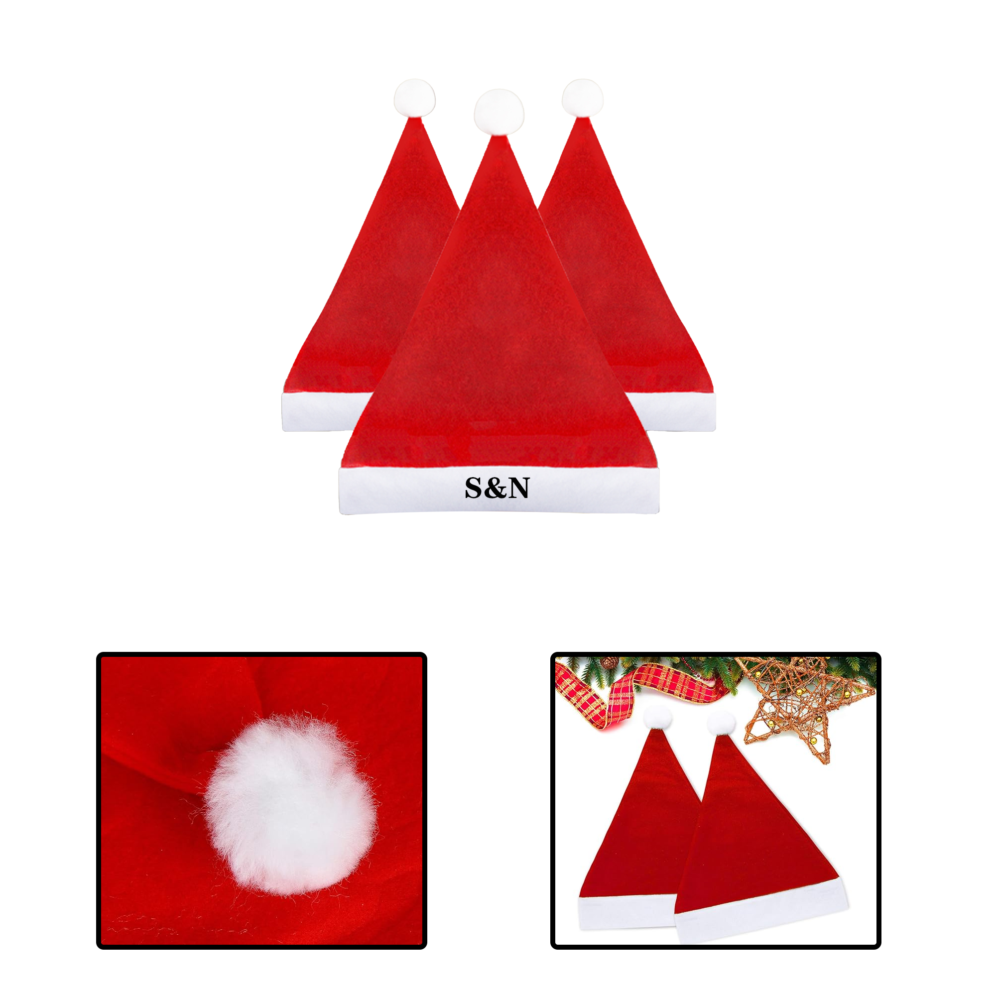 Full Color Children's Christmas hat 5