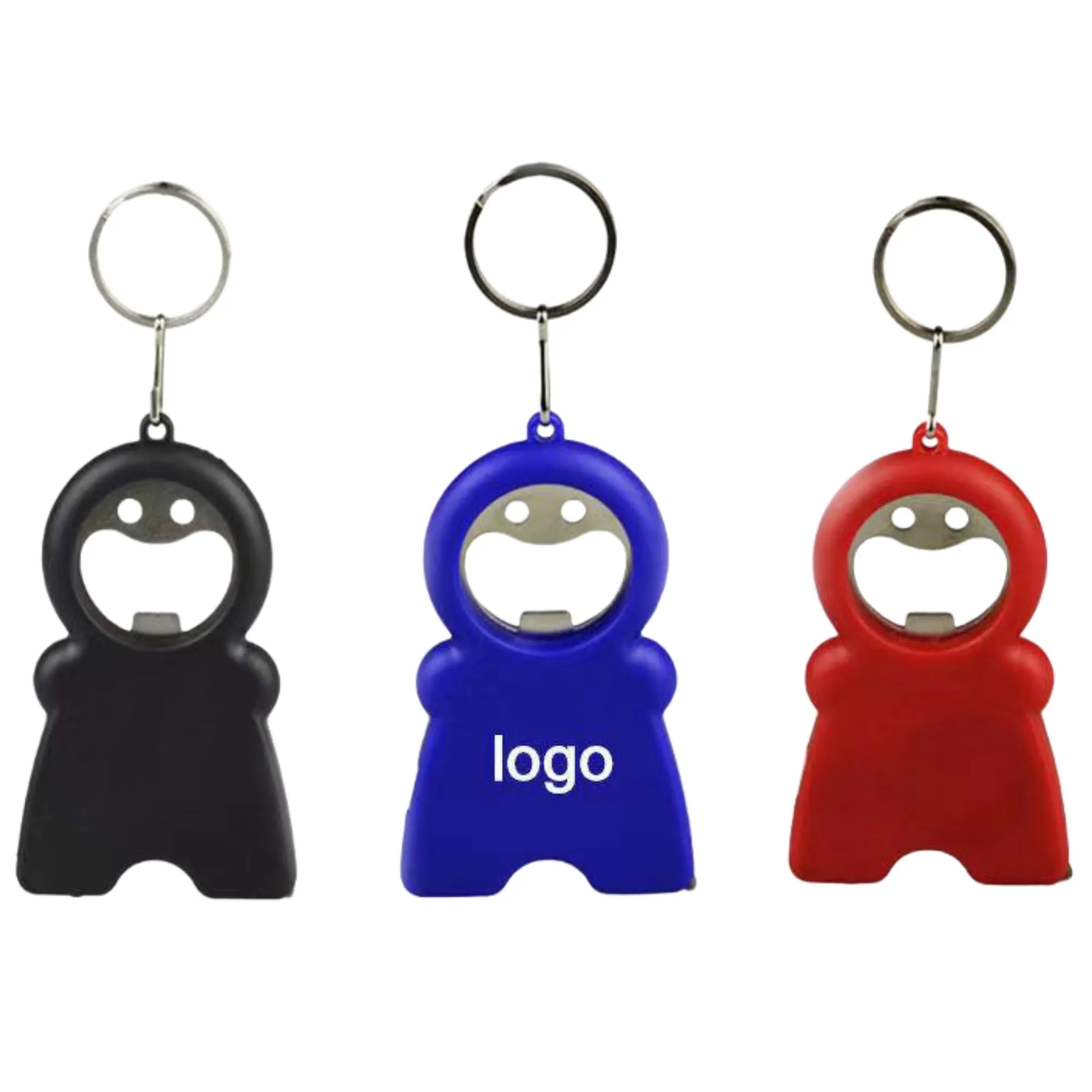 Smiley Face Multifunctional Bottle Opener Keychain