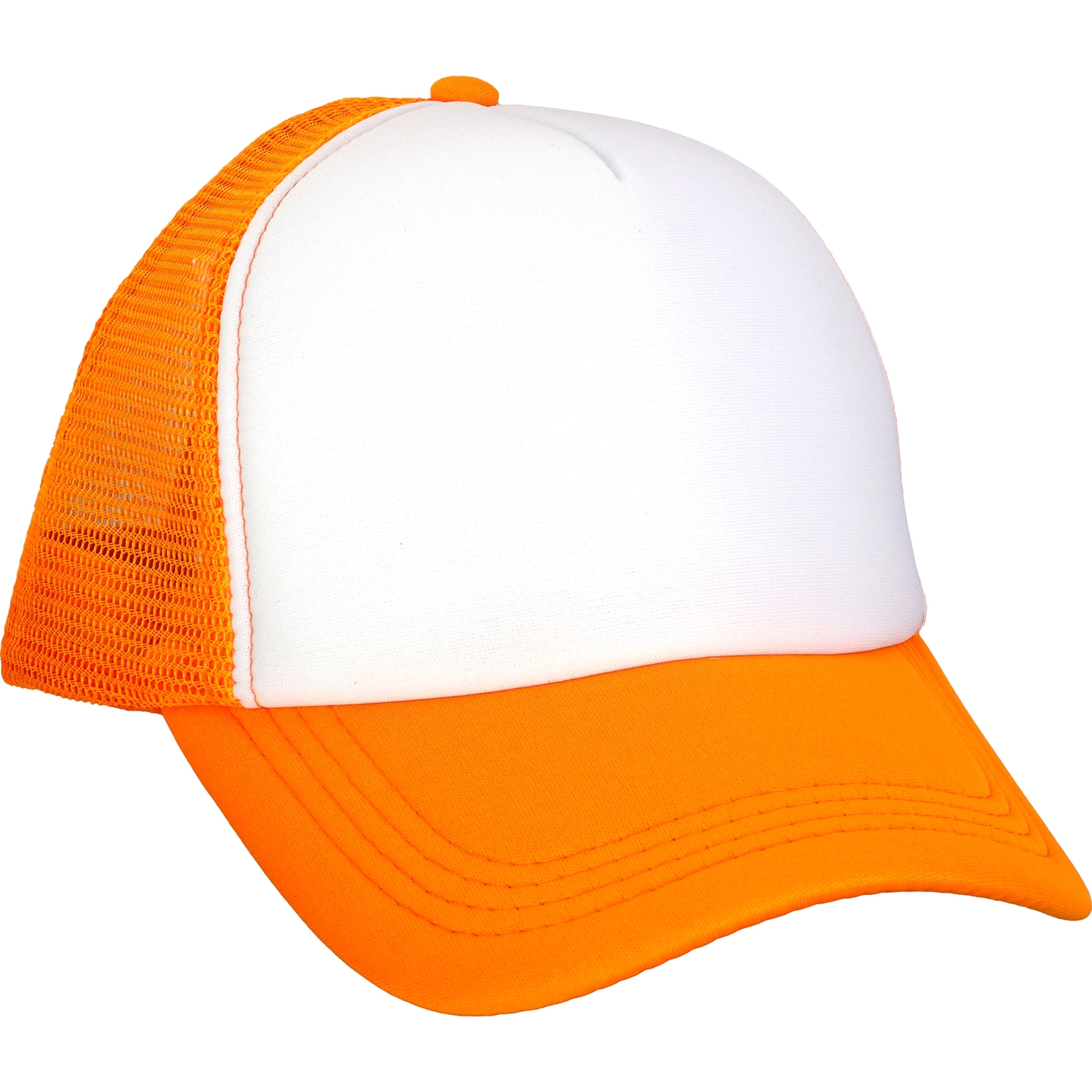 Foam Hexagon Emblem Trucker Hat 3