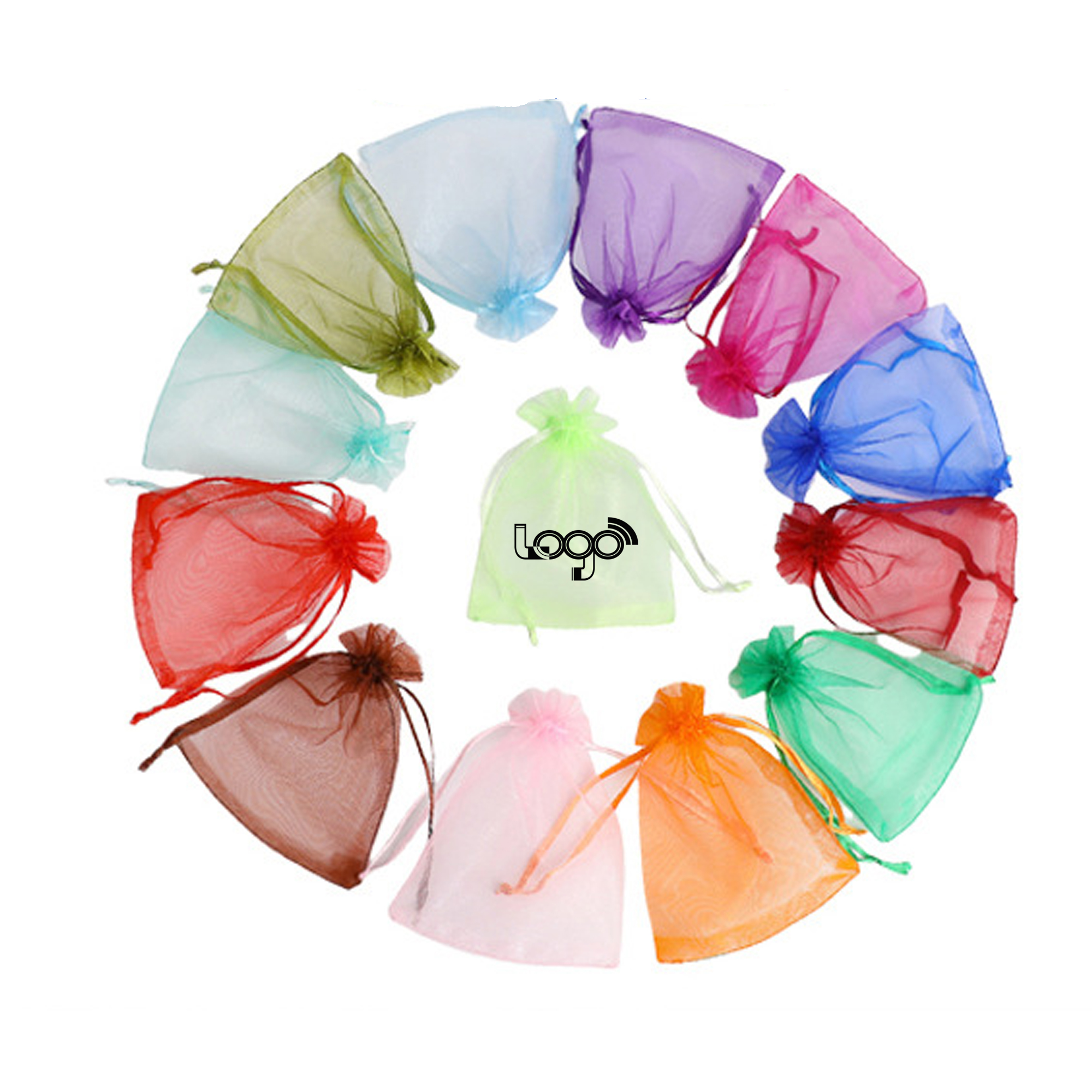 Mesh Gift Bag Drawstring 5
