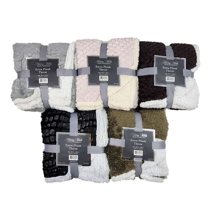 Extra Plush Throw Blanket 50x60