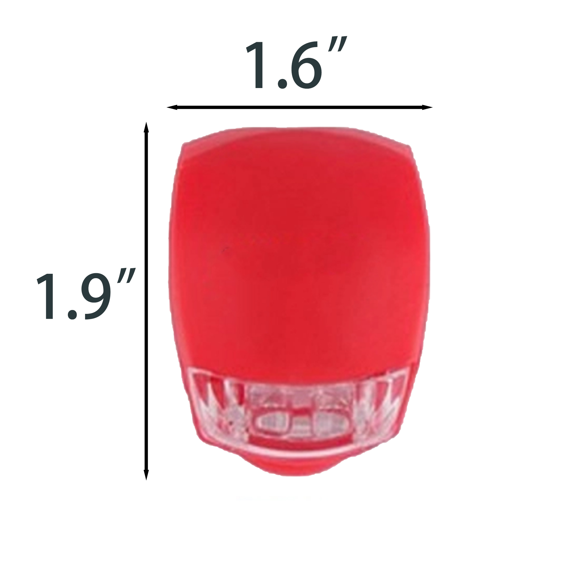 Silicone Shell Shockproof & Waterproof LED Frog Bike Light 5