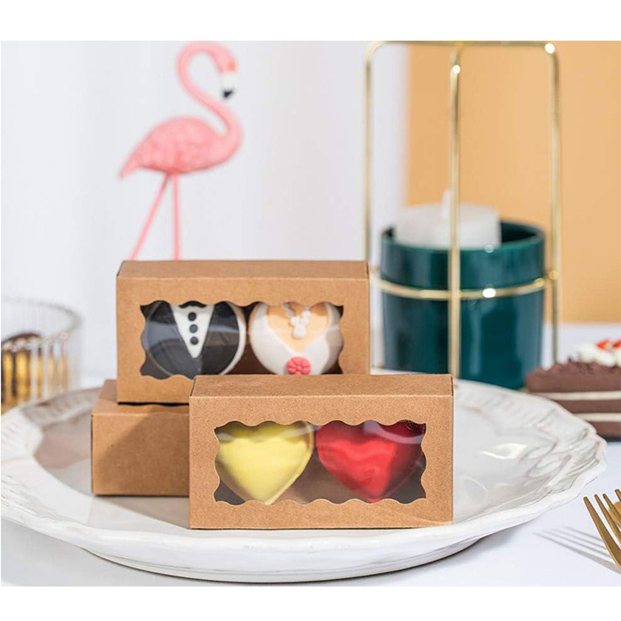 Sturdy Kraft Paper Box for 2 Macarons ?C Sustainable & Elegant 11