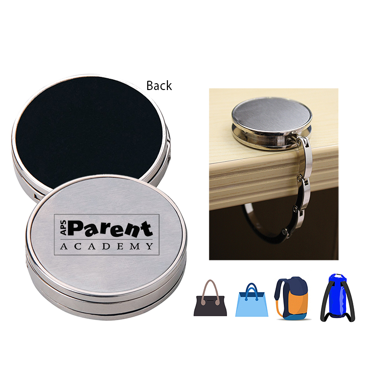 Round Folding Purse Hanger w/ Magnet 10