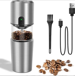3 In 1 Electric Coffee Grinder Filter Cup