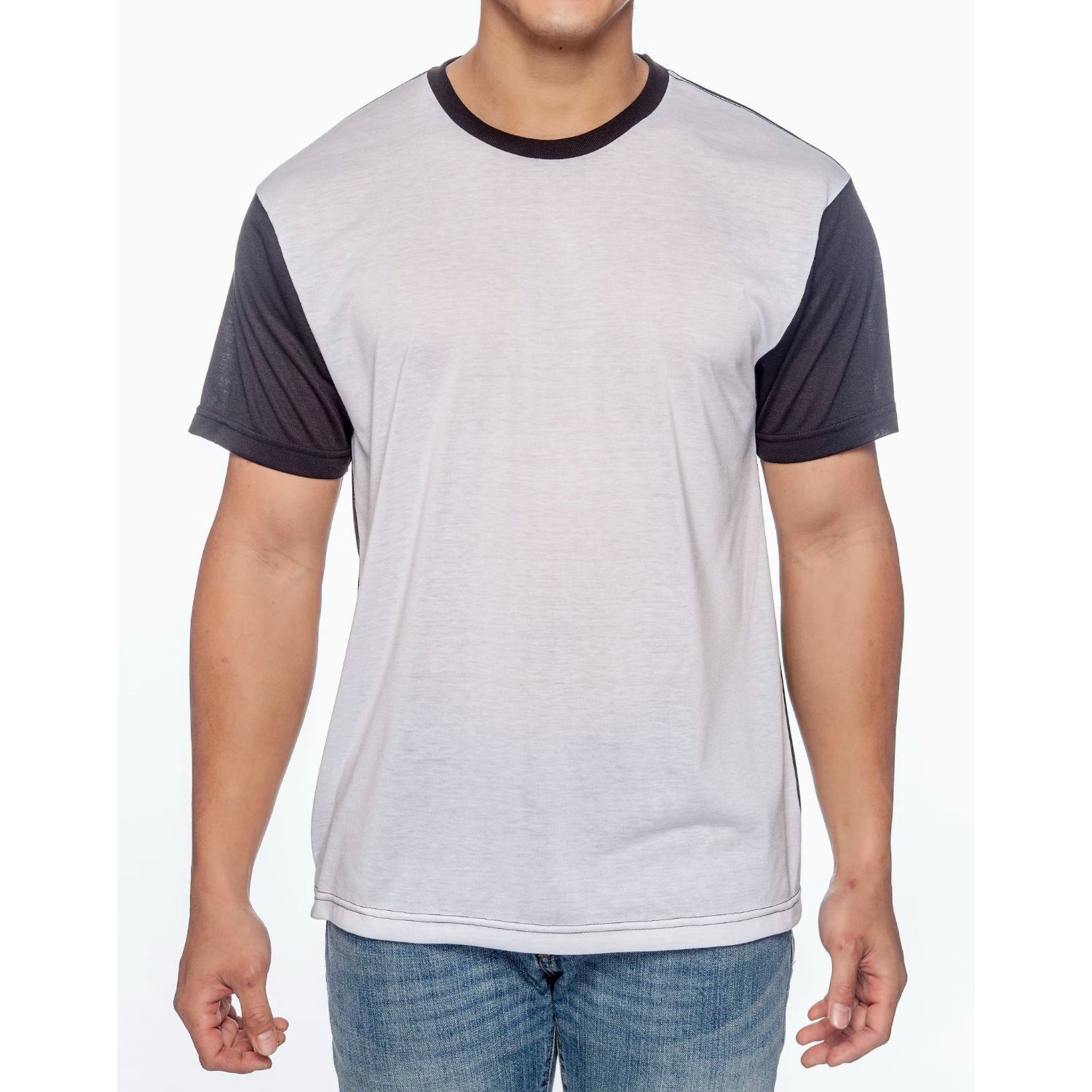 Unisex Sublimation Blackout Blank Short Sleeve T-shirt