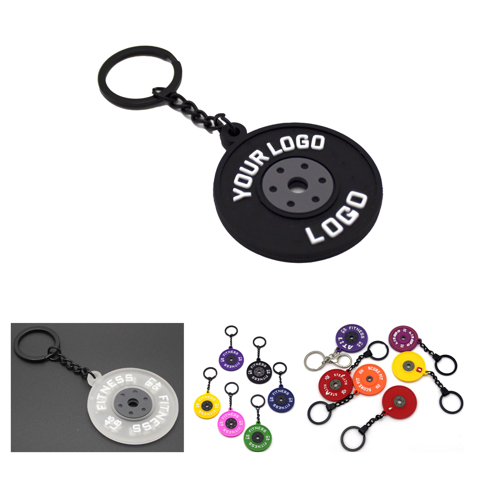 Custom Rubber Keychain 5