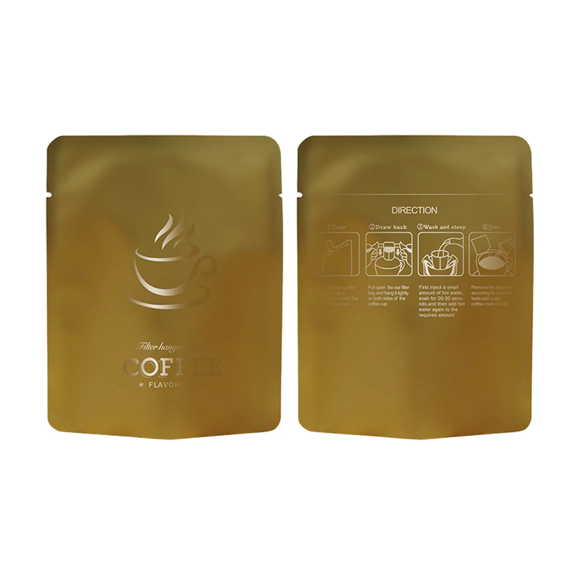 Multifunctional Hanging Ear Coffee Nut Packaging Bag 21