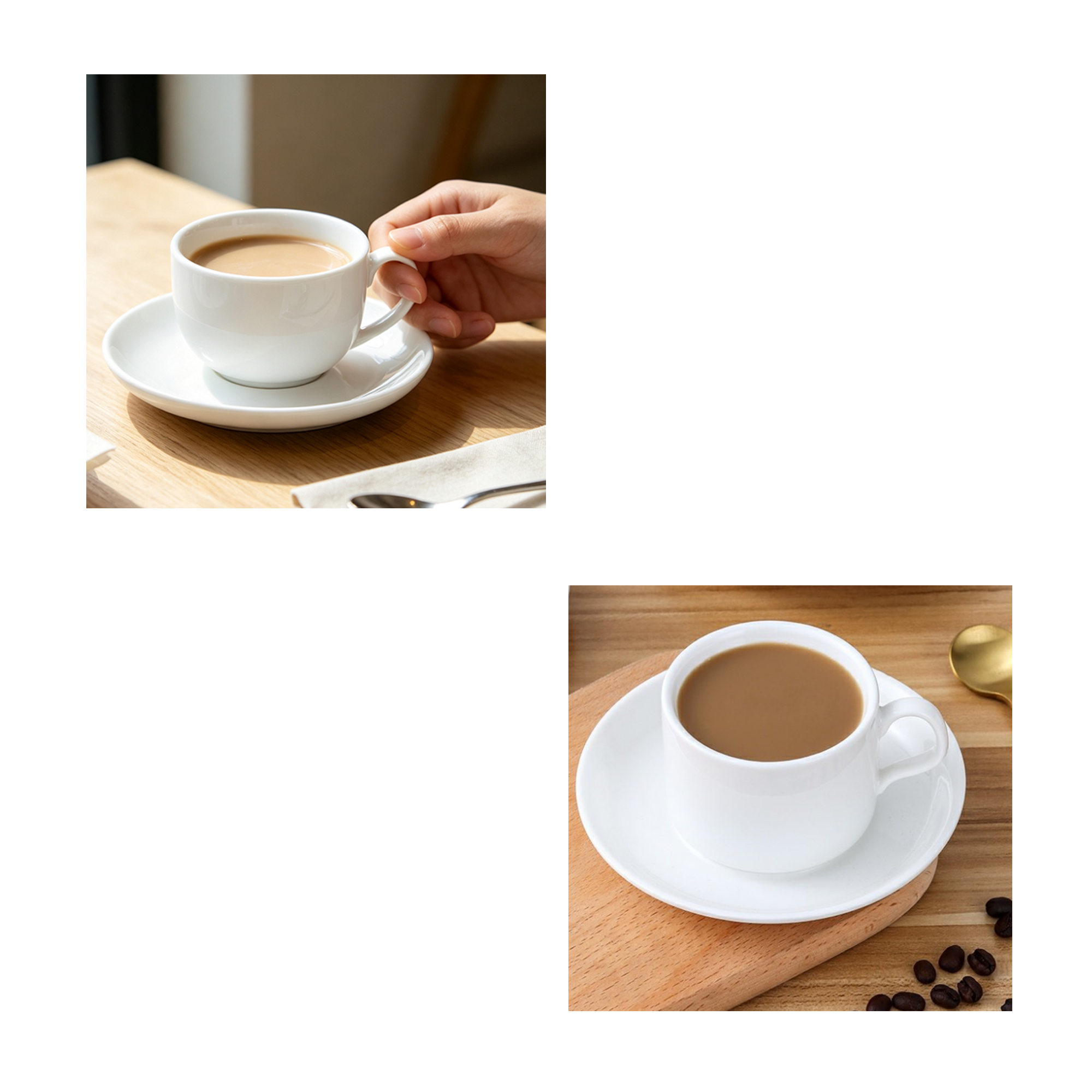 3 Inch Ceramic Coffee Cup with Saucer 5
