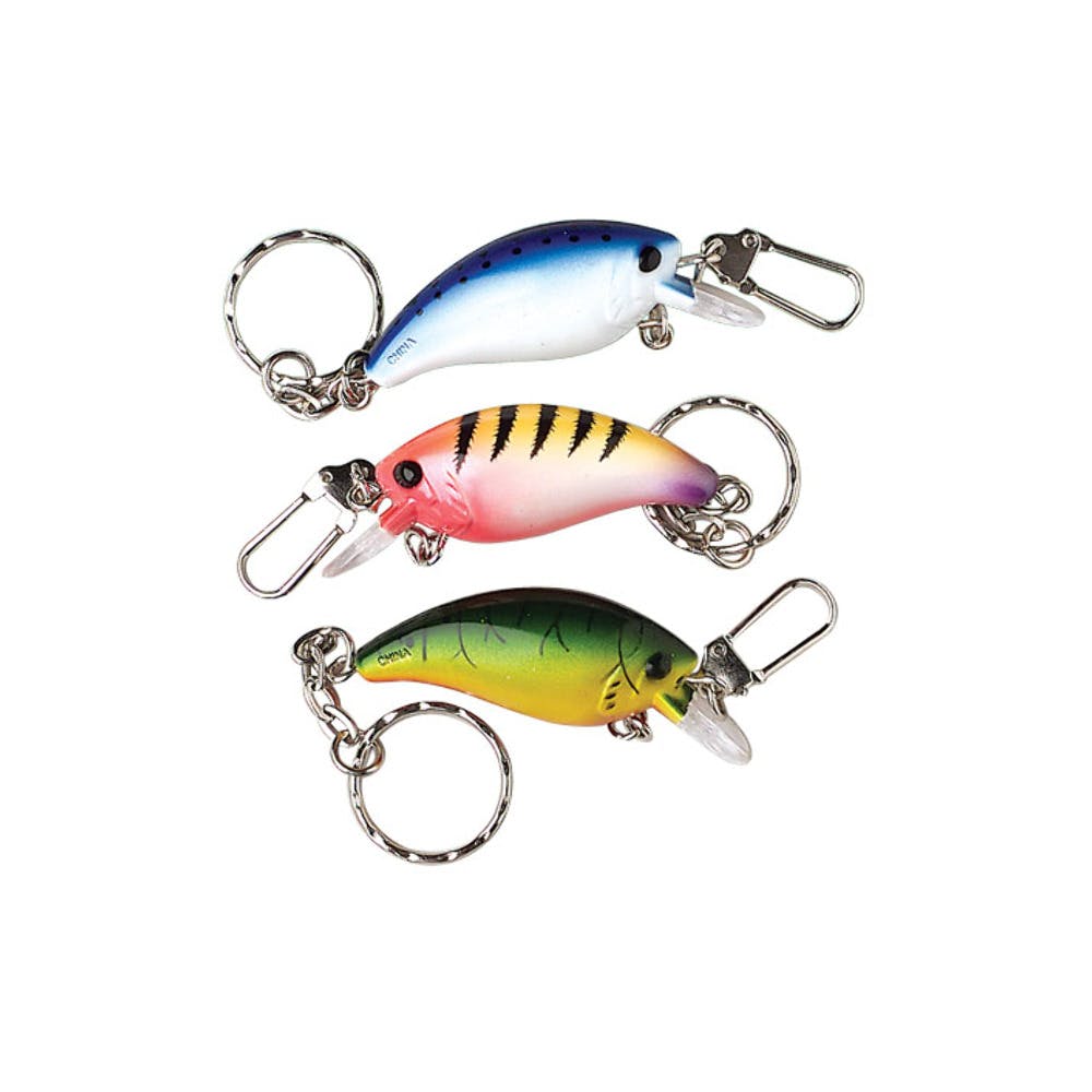 Fish Lure Keychains - Assorted 3