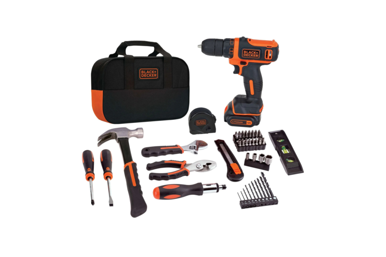 Black & Decker 12V MAX Cordless Drill/Driver + 59-Piece Project Kit 4