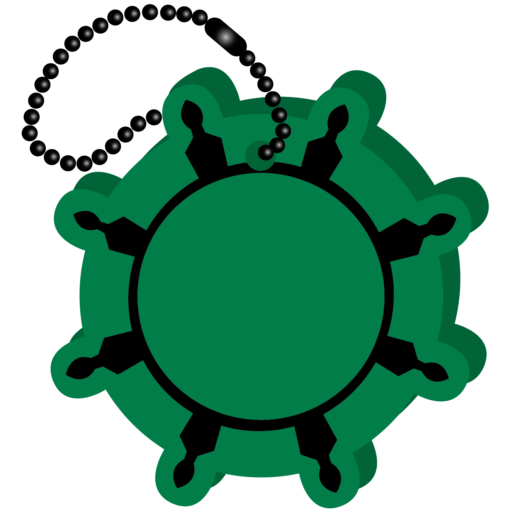 Ships Wheel Key Tag 35