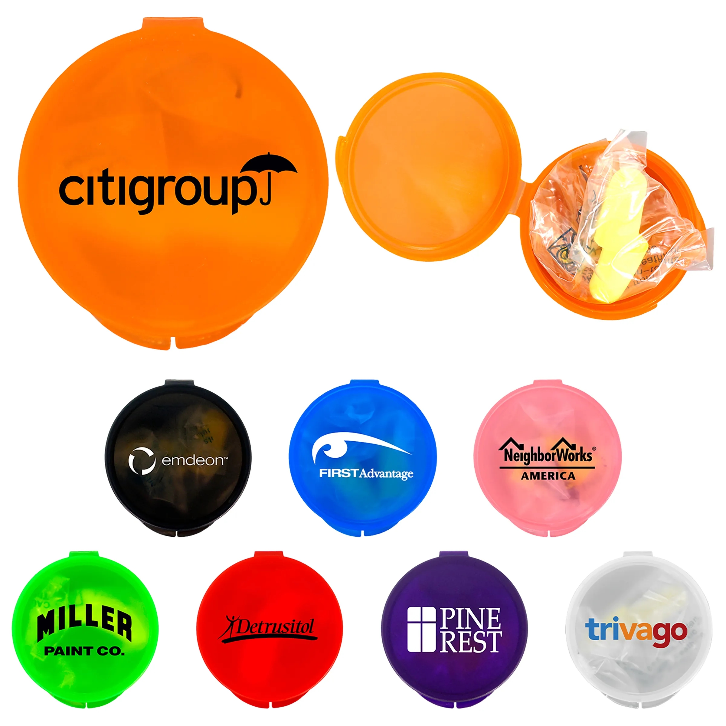 Ear Protection in Round Case 9