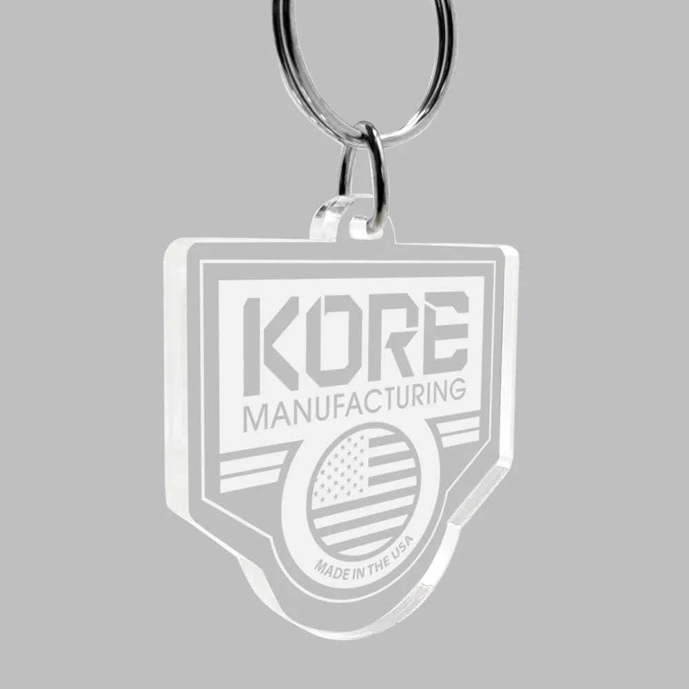 1/4" Custom Laser Etched Keychain 14