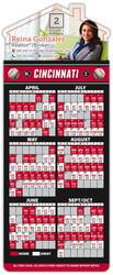 Magna-Card House Shape Magnet - Baseball Schedules (3.5 x 9)