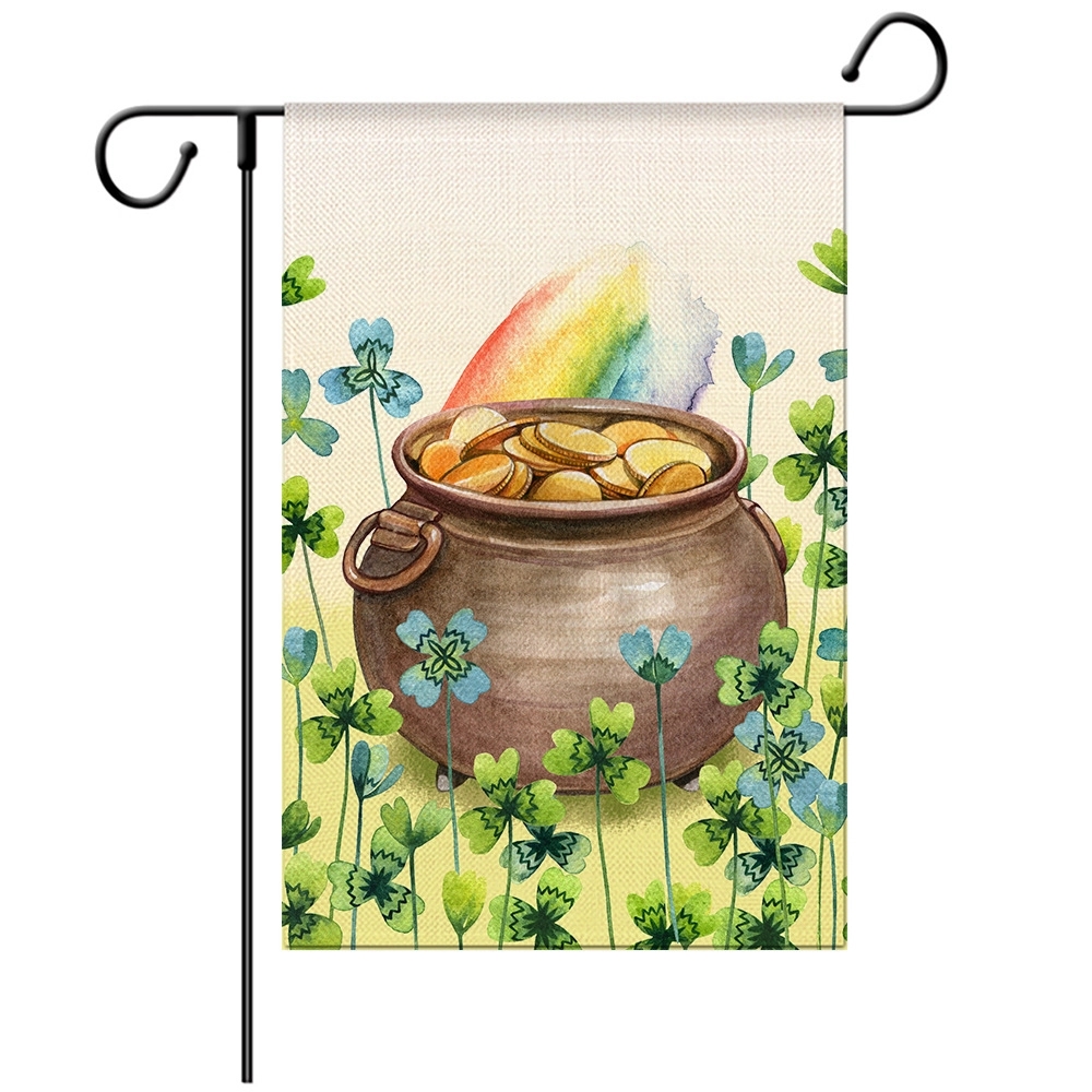 Happy St Patricks Day House Garden Flags 14