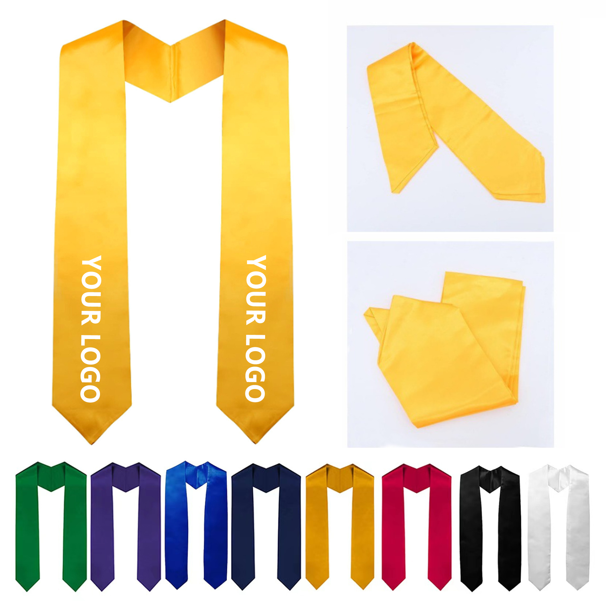 Custom Graduation Honor Stole Sash 3