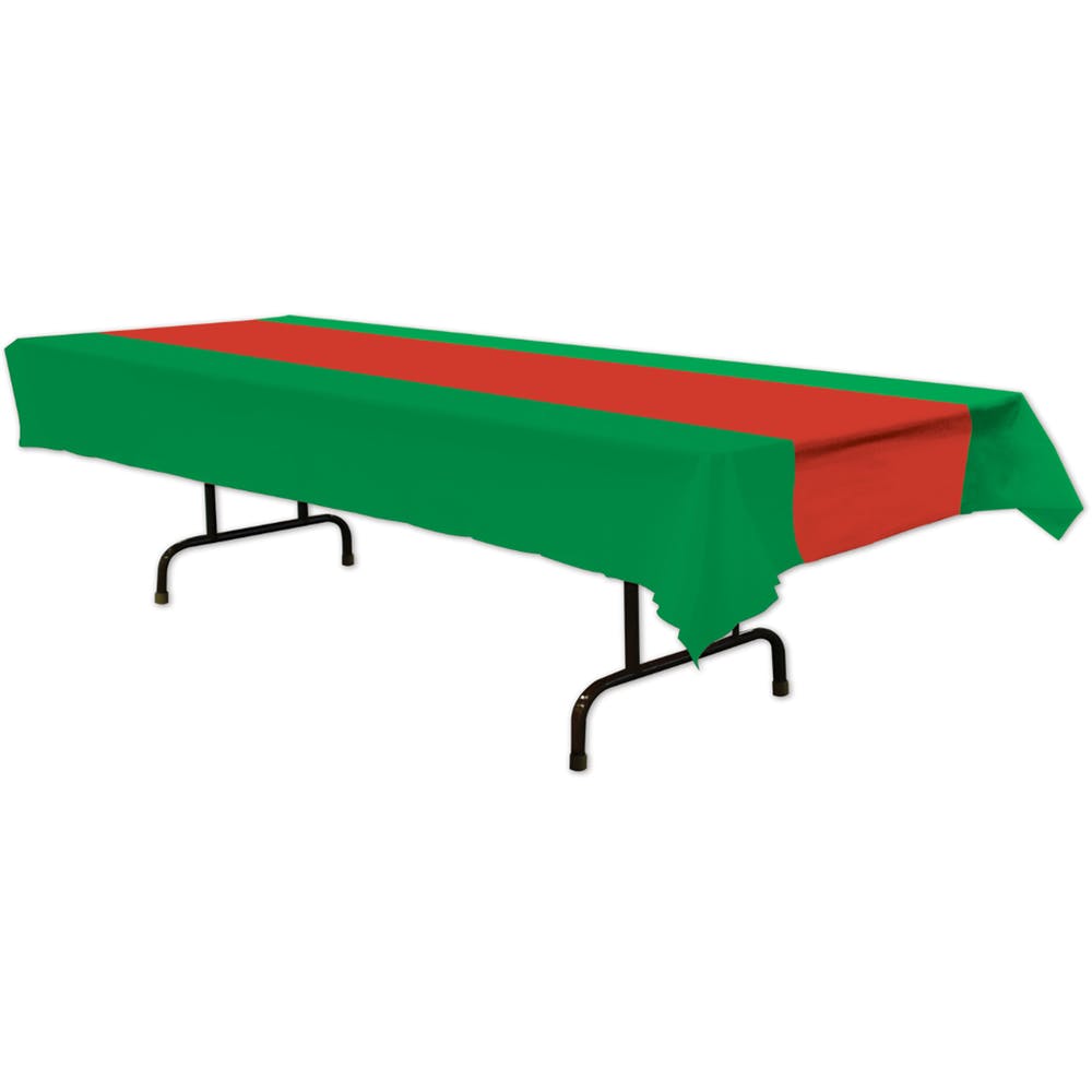 Christmas Table Covers - Red & Green 54" x 108" 3