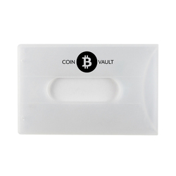 3.63" W x 2.31" H - Multi-Directional Rigid Card Holder (1 Color Imprint)
