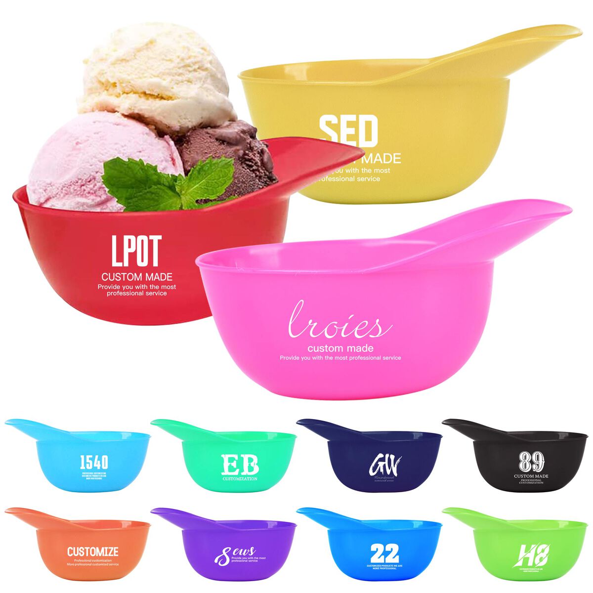 Baseball Helmet Ice Cream Bowl