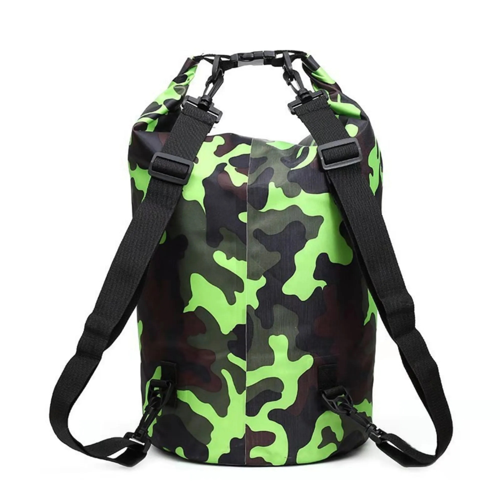 20L PVC Mesh Camouflage Waterproof Bucket Backpack 7