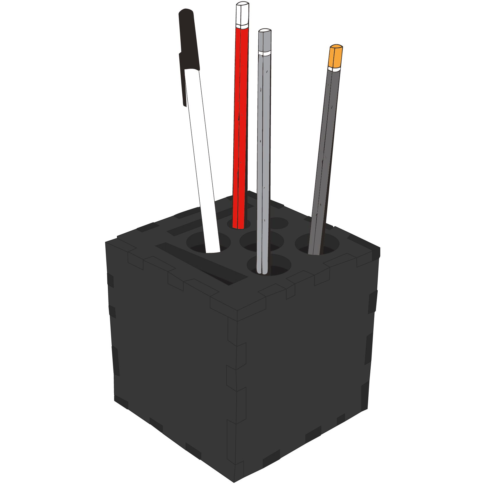 3" Puzzle Cube Organizer 42