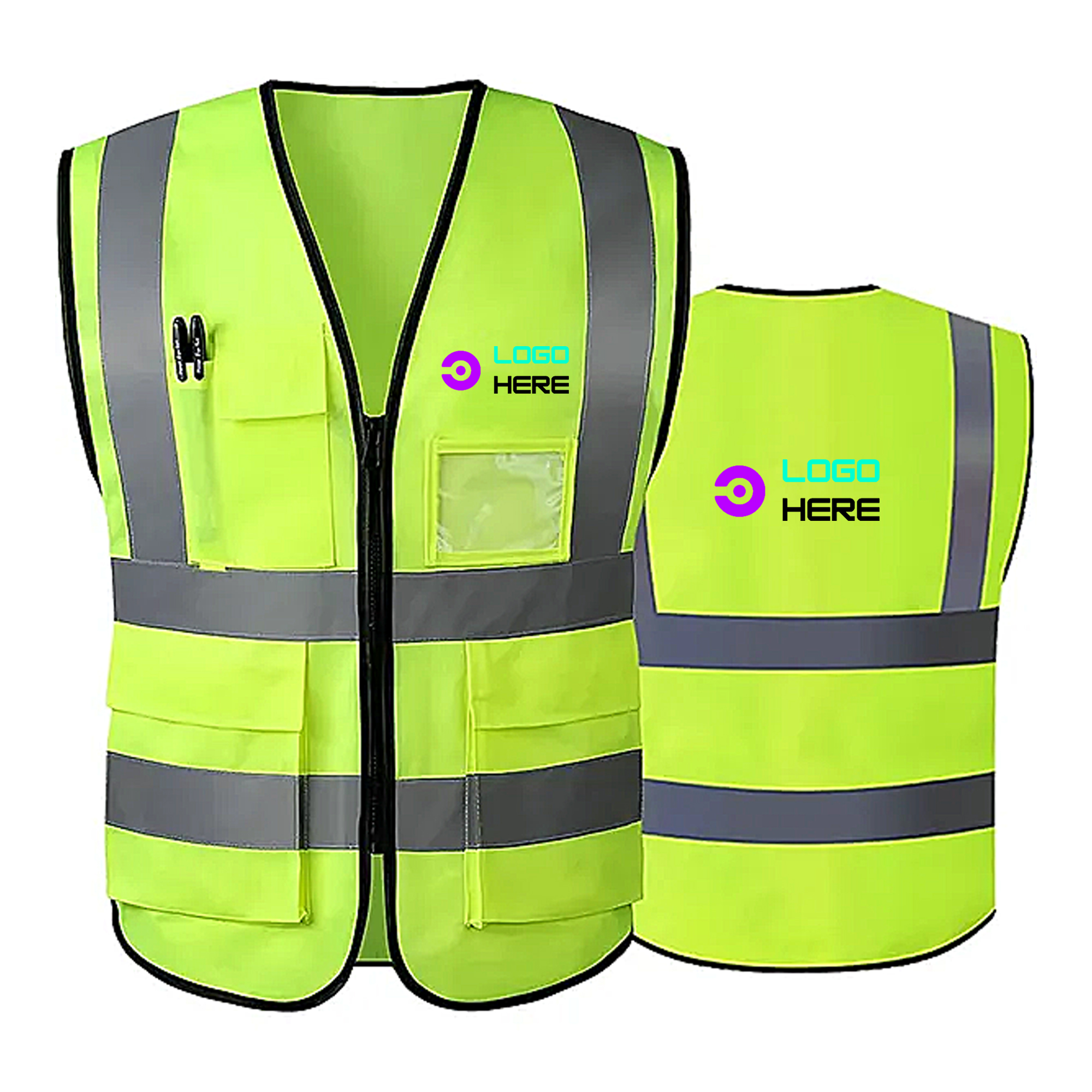 MOQ 50 Volunteer Safety Vest ?C Reflective & Bright 7
