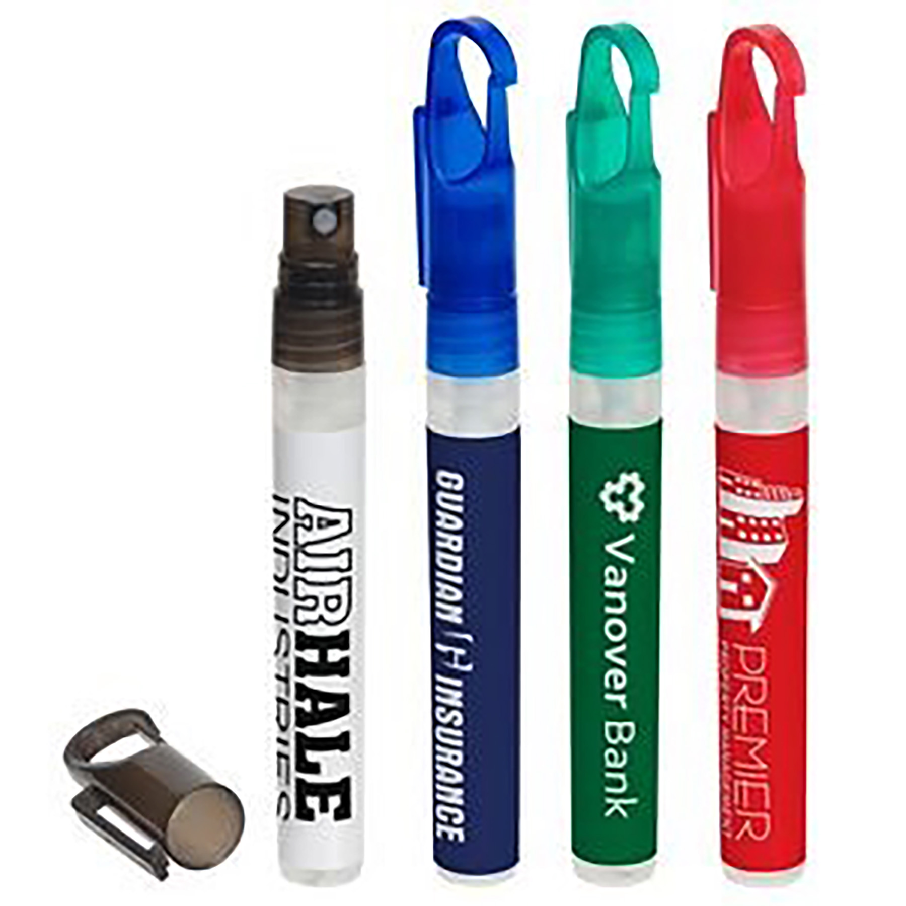 Hand Sanitizer Sprays 0.34 Oz with Carabiner Clip